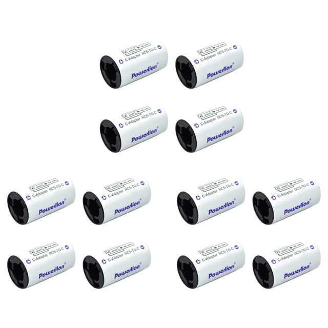 C Size Battery Adapters, AA to Spacer