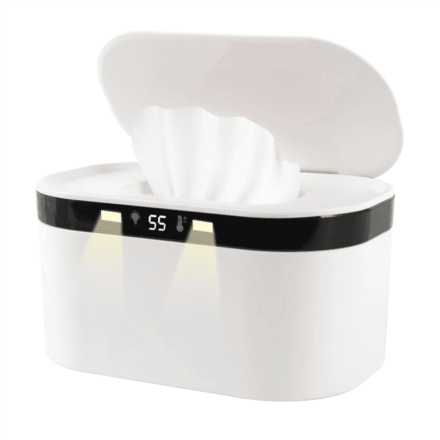 Baby Wipe Warmer, Wet Warmer 5 Modes of Temperature Heating Control Dual Heat for Baby'S Comfort