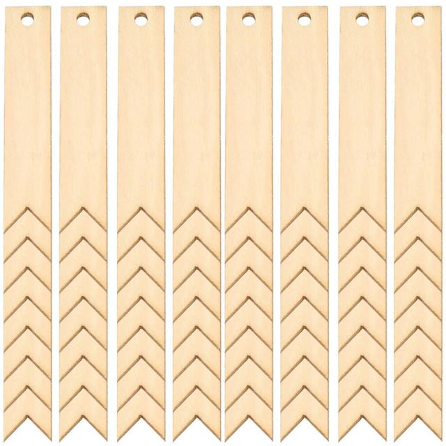 100 Pcs Reusable Wooden Card Label Craft Supplies Mother