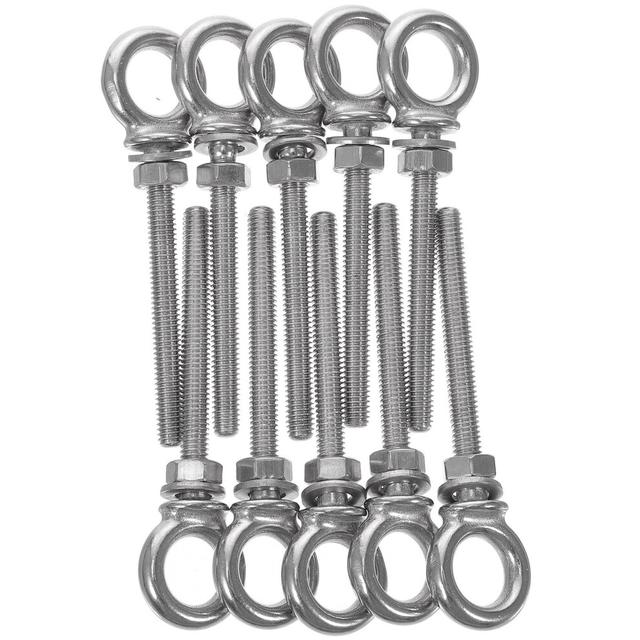 10 Pcs Snap 316 Eyebolts Anti-Rust Easy To Install