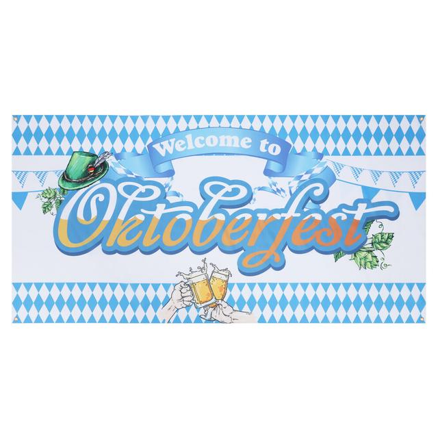 1pc Beer Festival Party Banner Supply Oktoberfest Backdrop