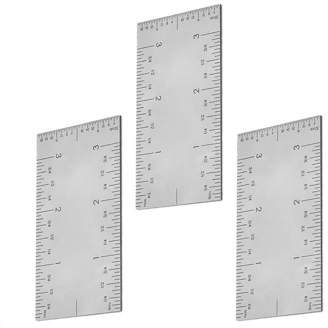 Square Edge Ruler, Woodworker Ruler Stainless Stee