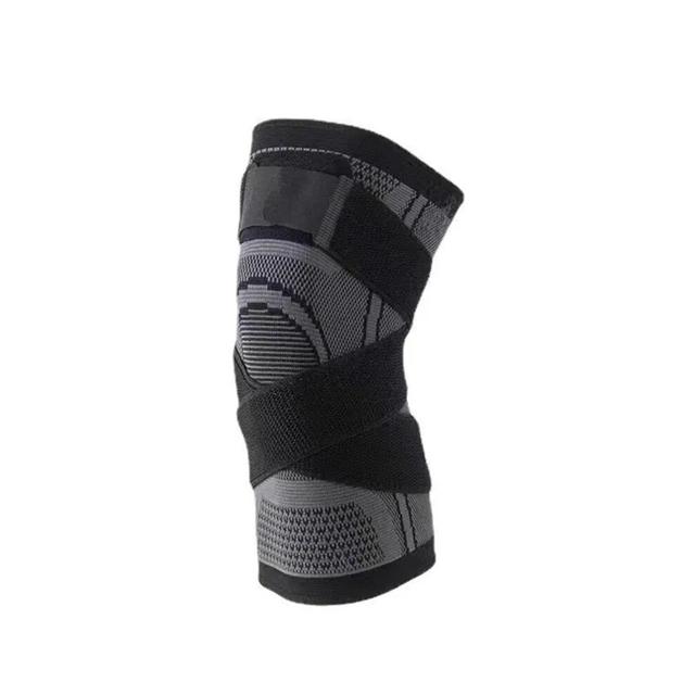 Knees Protector Support Brace Adjustable for Men Women Compression Fitness Gear Basketball Running XXL Black