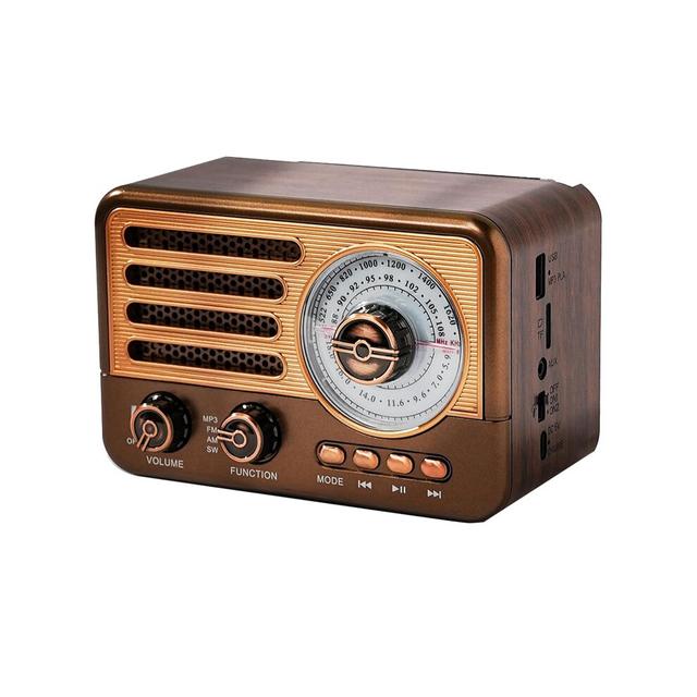 Retro Radio Mini FM/AM/SW Receiver Vintage Bluetooth Speaker