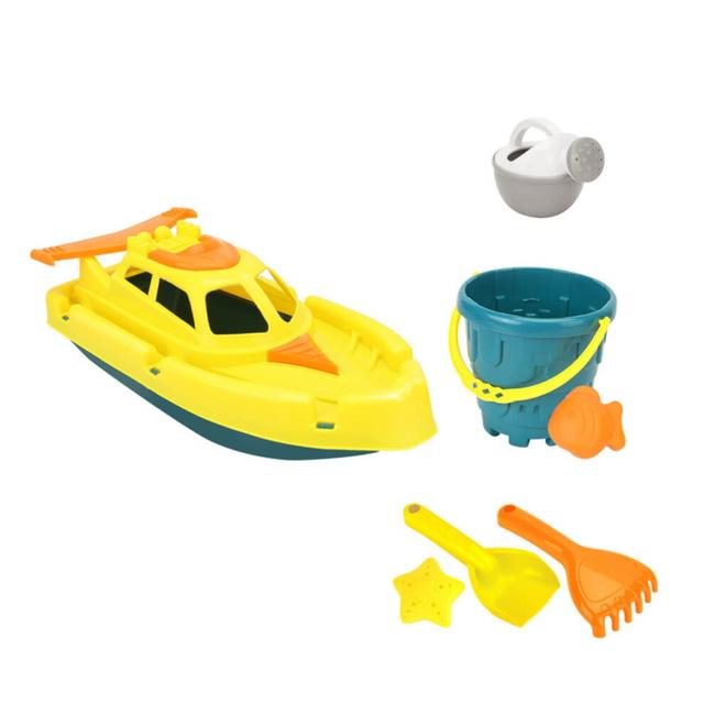 1 Set Sand Toy for Creative Beach Toy with Bucket and Molds in Random Colors for Kids in Sand and Water