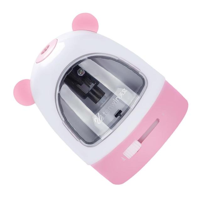 Electric Pencil Sharpener Automatic Plastic Sharpener for School Office Use Creative Design Compact Size