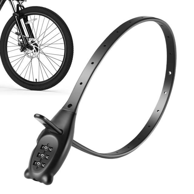 Cable Lock Motorcycle-Scooter-Combination Cable Lock Adjustable with Anti-Theft Protection for Door Skateboard and Stroller