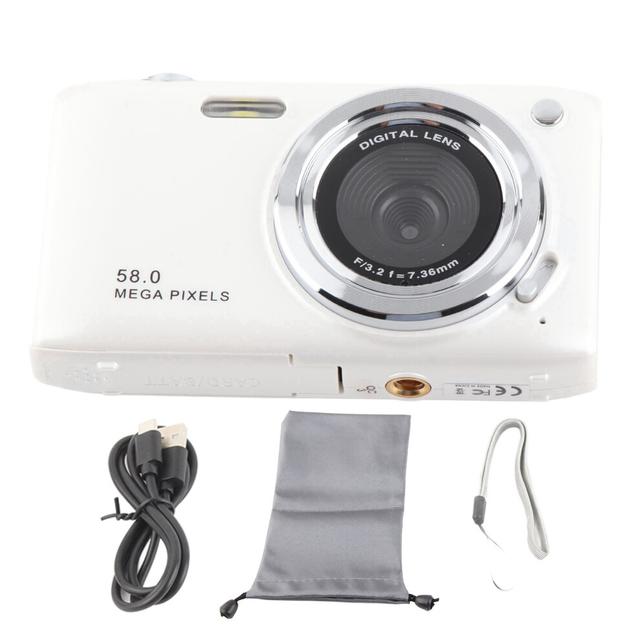 4K Digital Camera for Teens 58MP HD 2.88 Inch