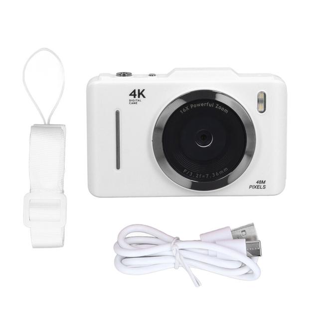 4K Digital Camera 48MP 2.8 Inch IPS HD Screen 16X