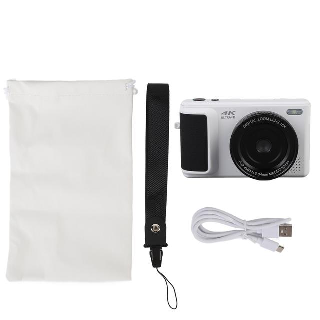 Digital Camera 4K 64MP 180 Flip Screen Multiple