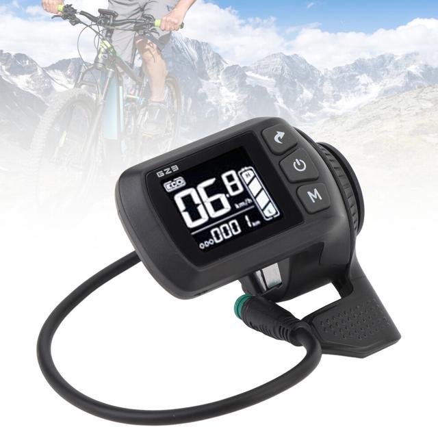 Waterproof Electric Bike LCD Display 2-in-1 5 Pin Connector for 24V-60V Batteries