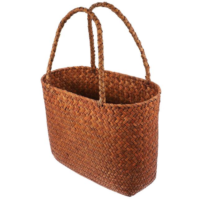 Hand Woven Picnic Basket for Fruits Vegetables