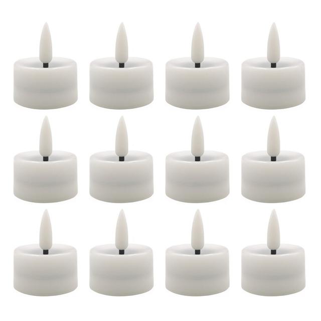 48 Pcs Candle Light Plastic Flashing Decorations
