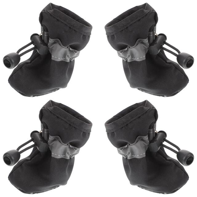 4pcs Dog Snow Boots Dog Shoes Winter Dog Boots Dogs Puppies Boots Paw