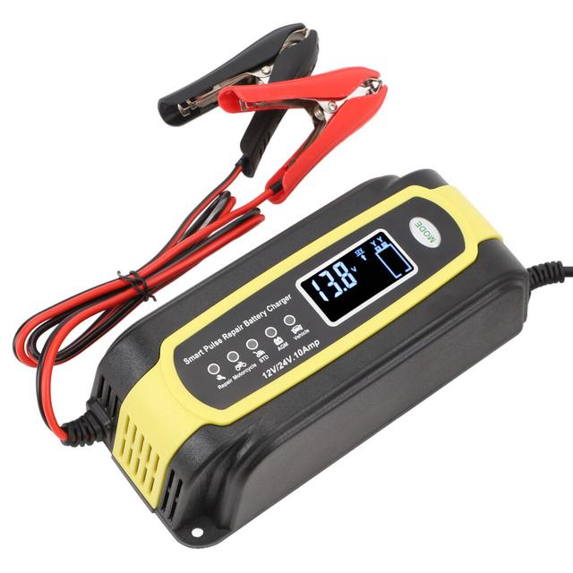 Smart Car Battery Charger 12V/24V 10A/5A Maintainer with Efficient Control