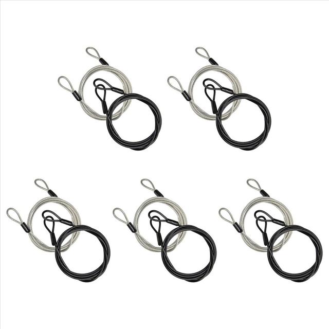 Travel Security Cable Lock,Braided Steel Coated Safety Cable