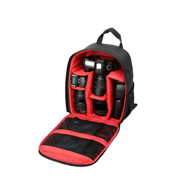 Multi-Functional Camera Backpack,Waterproof Outdoor for Hiking-Red