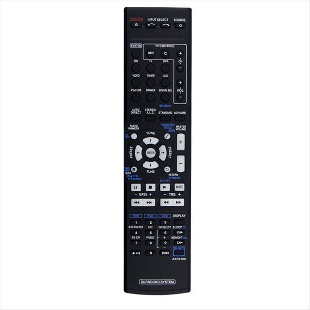 Replace AXD7569 Remote for Pioneer AV Receiver VSX-822-K VSX-1022-K