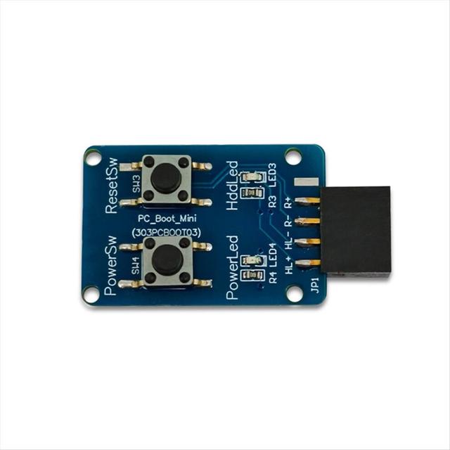 PC-Boot-Mini Motherboard Boot Test Board 9 Pin PC on/Off Button