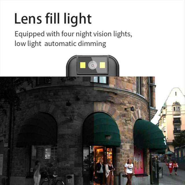 Mini Body Camera 1080P Portable Digital Video Recorder 180 Cam