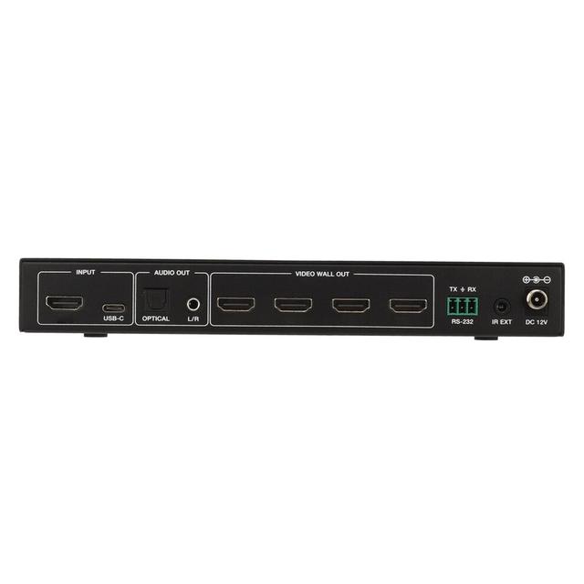 4K 60Hz Video Wall Controller USB-C IR RS232 Multi-Format