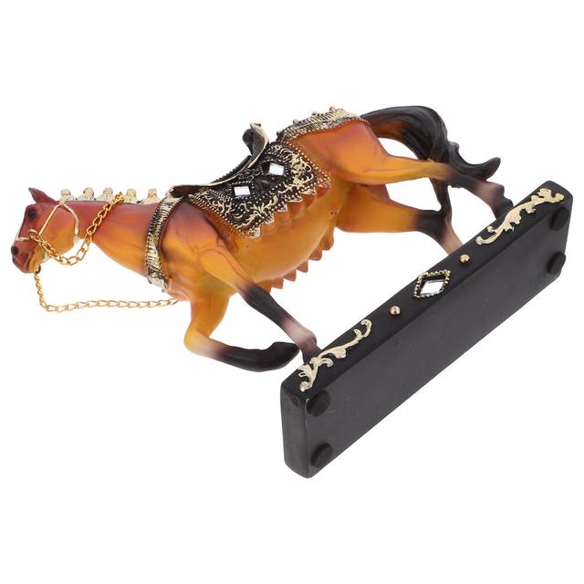 3 pcs horse figurine sculpture for home, living room, office decor