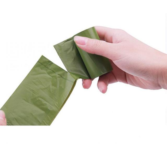Eco-Friendly Degradable Pet Waste Bag, Large Capacity, Green