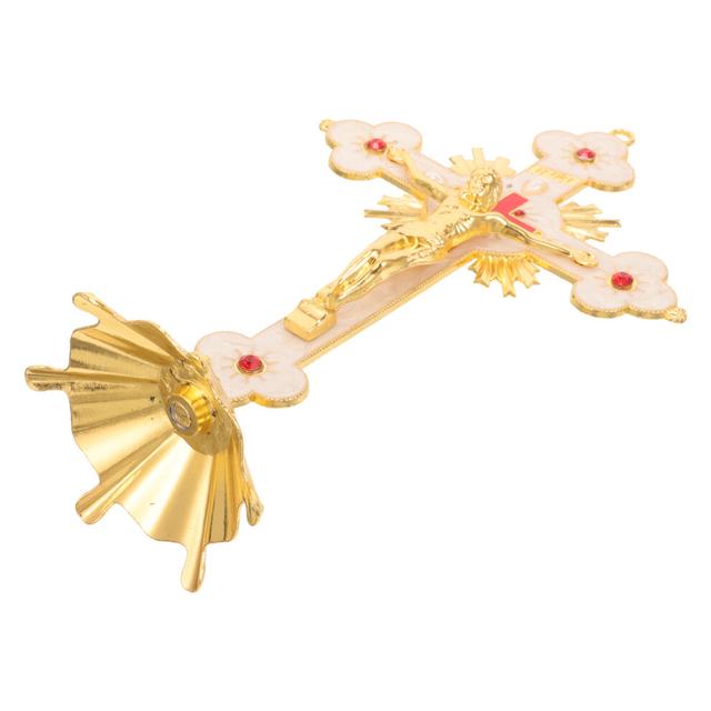 jesus carrying cross statue home office decoration western figurine