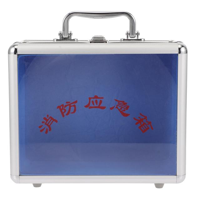 aluminum alloy toolbox metal storage portable fire emergency box
