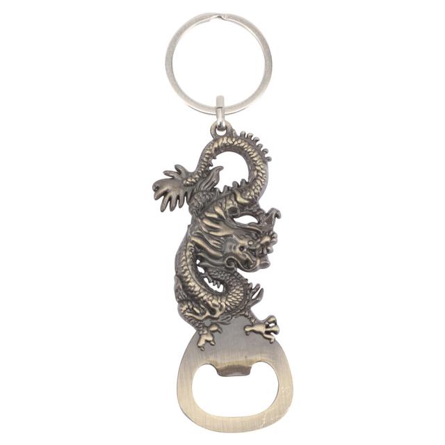 dragon keychain zinc alloy multipurpose keyring pendant car key supply
