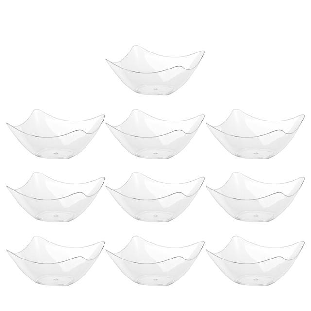 48pcs transparent fruit bowls multi-function ice cream trifle bowls