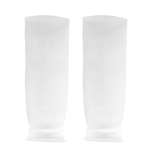 2Pcs 150Um 4 Inch Aquarium Filter Bag Mesh Sump Felt Sock White