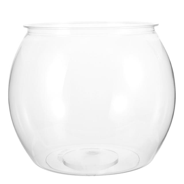 Fish Bowl Plastic Tank Micro Landscape Container Clear