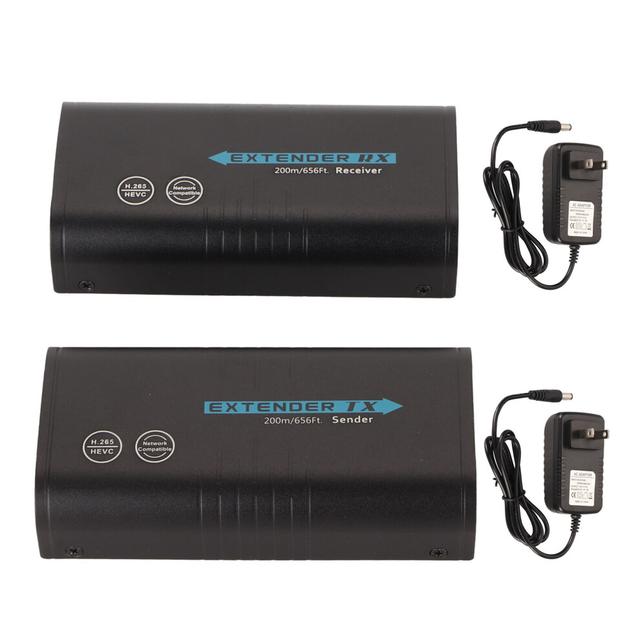 (UK Plug) HD Multimedia Interface Extender 1080p Full HD Video Sound IP LAN