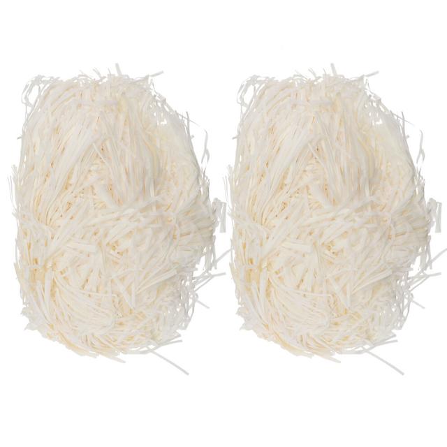 2 Bags Hamster Paper Scrap Bedding Shavings Pet Supplies Beige