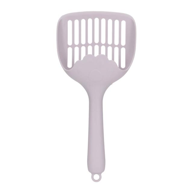 Cat Litter Shovel Rounded Arc Edge Poop Scoop Ergonomic Handle