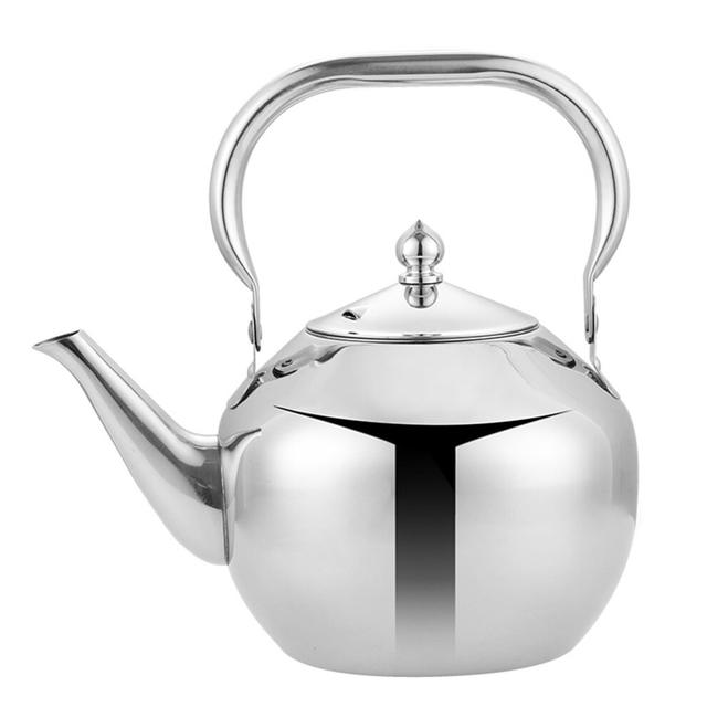Food Grade Teas Kettles Stainless Steel Water Pitcher 1200ml Beverage Dispenser Portable Teapot For Parties
