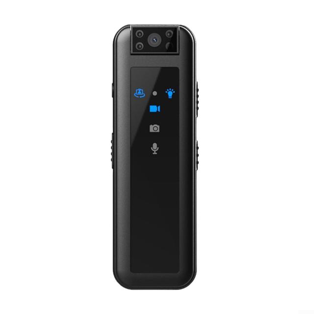 HD Wearable Camera With 180-Degree Rotating Lens For Clear Video Recording And Body-Worn Clip-On Design