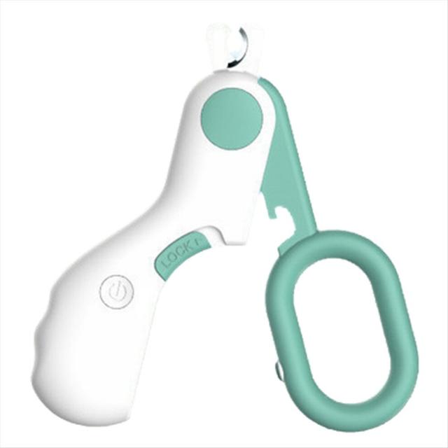 Pet Nail Clipper LED Light Nail Clipper Cat Claw Beauty Scissors Blue