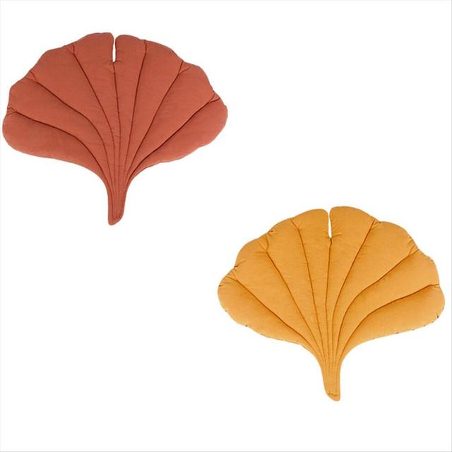 Pet floor mat pure cotton thickened cat pet mat Ginkgo Leaf Mat