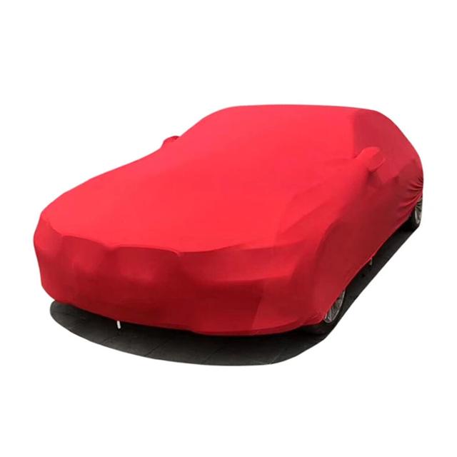 Car Covers For Benz EQB 2021Pr Stretch Satin Dustproof UV Protection Breathable Red