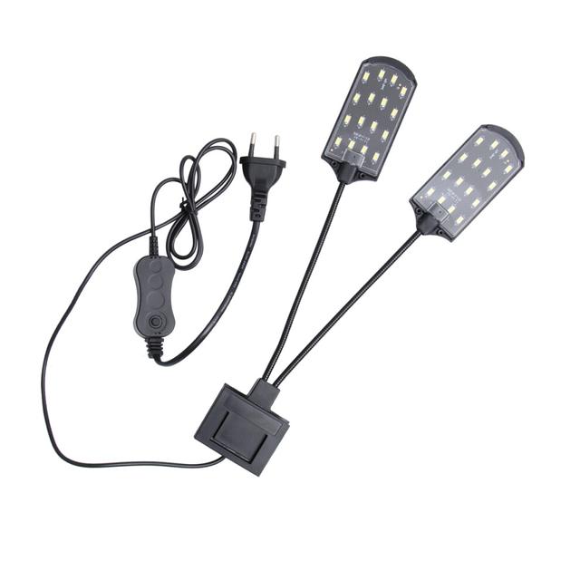 Ultra-Thin Black Aquarium Lights Kit Durable Fish Tank Lamp