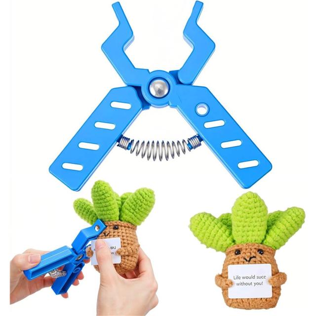 1PCS Safety Eye Tool for Crocheting, Safety Eye Auxiliary Tool, Safe Eyes Crochet Tools for Ergonomic Making Supplies