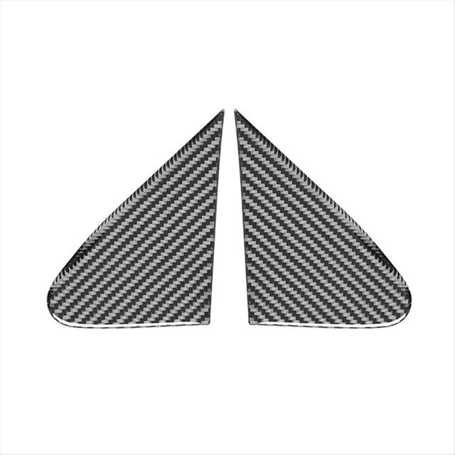 Carbon Fiber for 2007-2013 Rear View Mirror A Pillar Cover Panel Trim Sticker Exterior Accessories