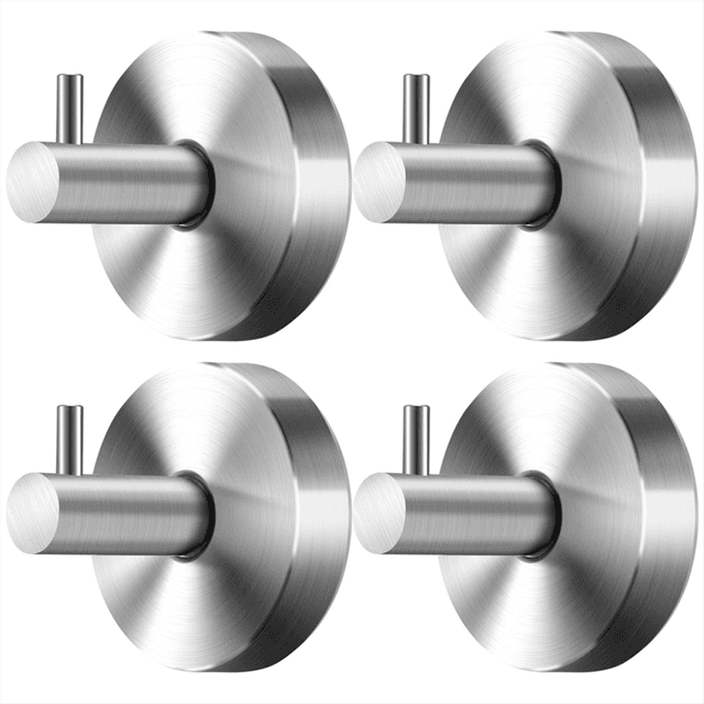 4pcs Suction Cup Hooks, Towel Hooks, No Drilling Hooks, Suction Cup, Bathroom, Kitchen, Clothes Hooks