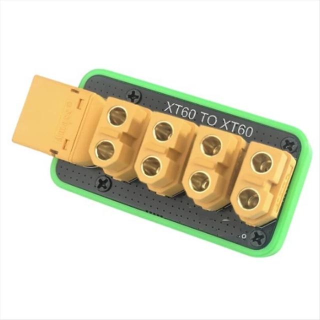 New 200A Power Distribution Board 4 Channels Connector Male Female Plug 45x23mm PCB Welding Board Plate for RC Car