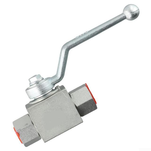 Hydraulic Ball Valve 7250 PSI, NPT Pipe Connection, Zinc Alloy Handle M18x1.5