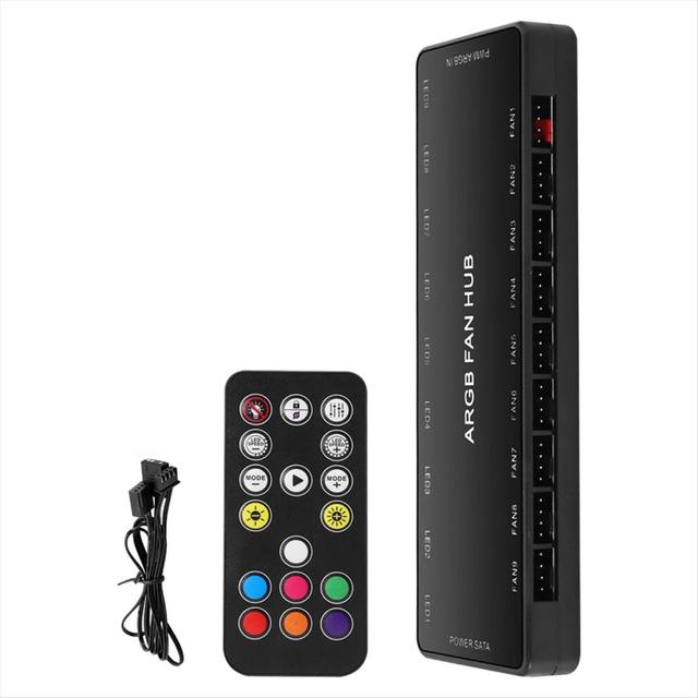 ARGB Controller for Pc 1 to 9 Hub Remote Control 5