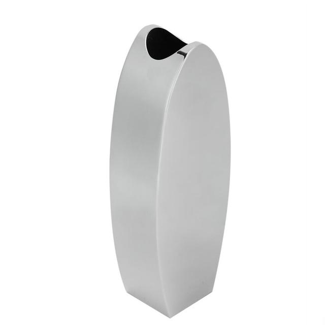 Stainless Steel Vase Elegant Design Tall Metal Vase With Prismatic Mirror Finish Versatile Use For Room Decor Wedding Home Gift