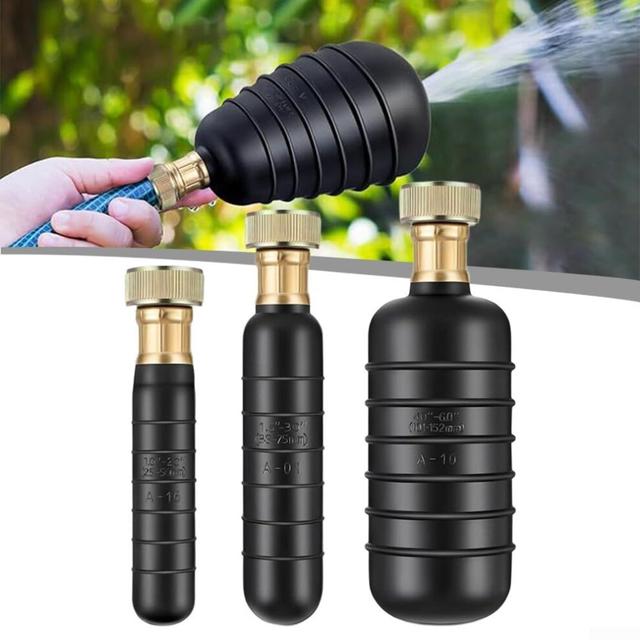 Drain Bladder Kit 3 Pcs For Clog Removal With Water Pulsation Technology For 1 To 6 Inch Pipes Includes Small Medium Large Green Bladders
